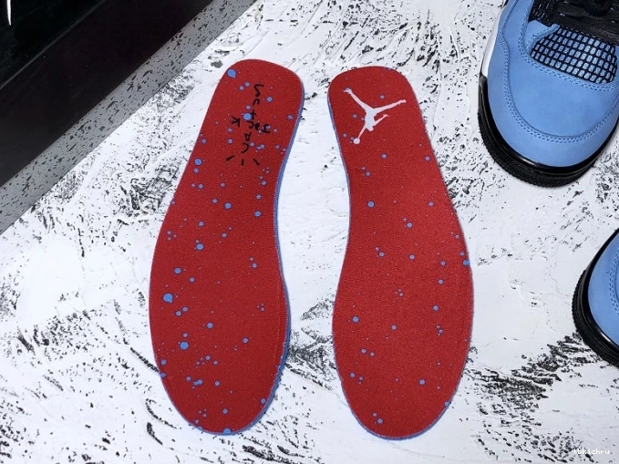Rep TBK Scott 308497-406 Air Jordan x 4 Jack Cactus Travis 0710